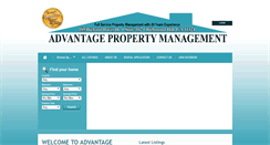 Desktop Screenshot of advanpropmgmt.com